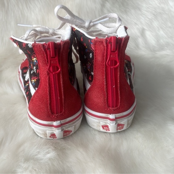 EUC Vans High Top Zip Up Butterfly - Picture 4 of 6